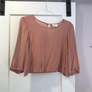Urban Outfitters patterned crop top